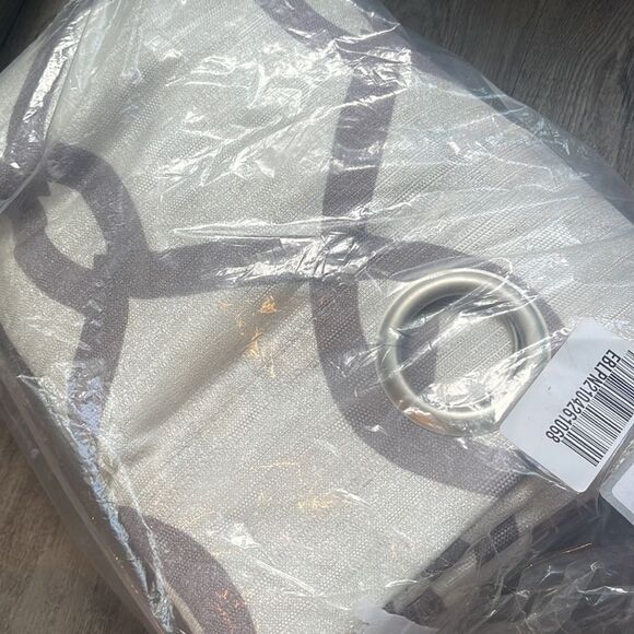 Exclusive Home Kochi Linen Blend Grommet Top Curtain Panel Pair, Dove Grey 52x84 - Picture 2 of 2